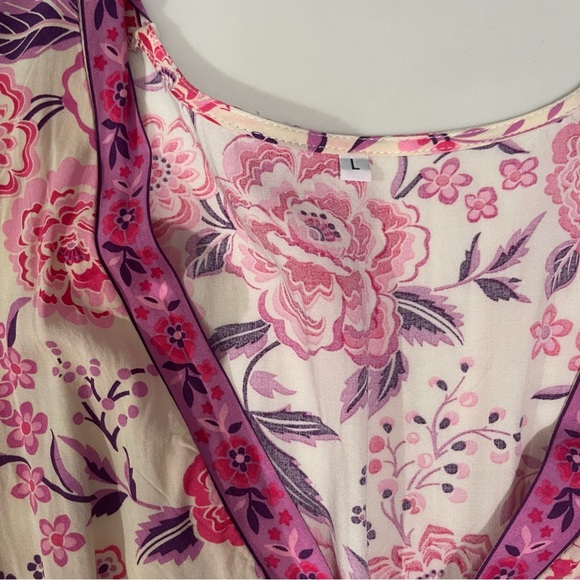 🎉HOST PICK🎉 SHEIN pink floral print mini dress - Picture 12 of 13